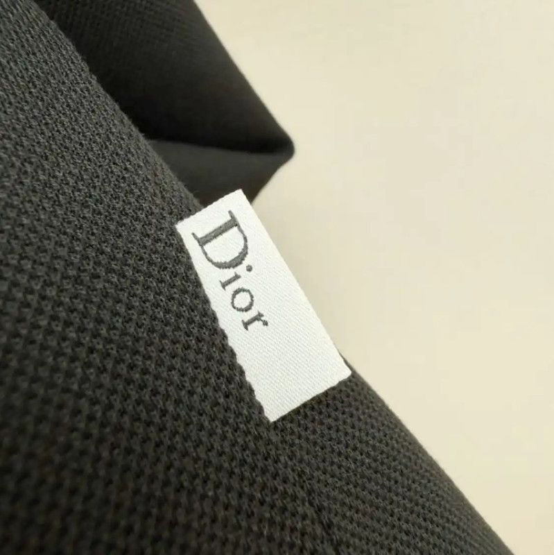 Dior Dior Black Cotton Men's Short Sleeve Polo 0089 Size US L / EU 52-54 / 3 - 4 Thumbnail