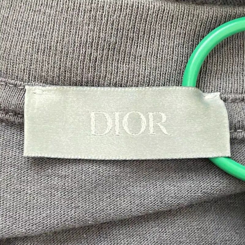 Dior Dior Men's Cotton Graphic T-Shirt in Dark Gray 0089 Size US XXL / EU 58 / 5 - 6 Thumbnail