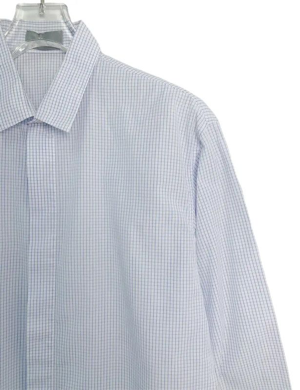 Dior Dior Men's Blue Cotton Long Sleeve Shirt 0089 Size US XXS / EU 40 - 4 Thumbnail