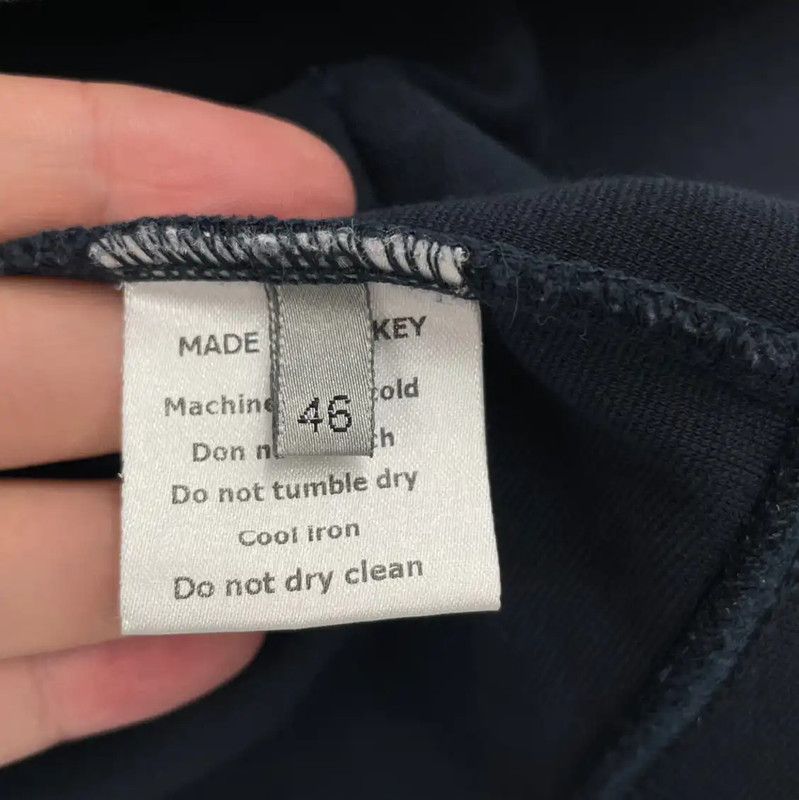 Dior Dior Men's Navy Cotton Long Sleeve Sweatshirt 0089 Size US S / EU 44-46 / 1 - 4 Thumbnail