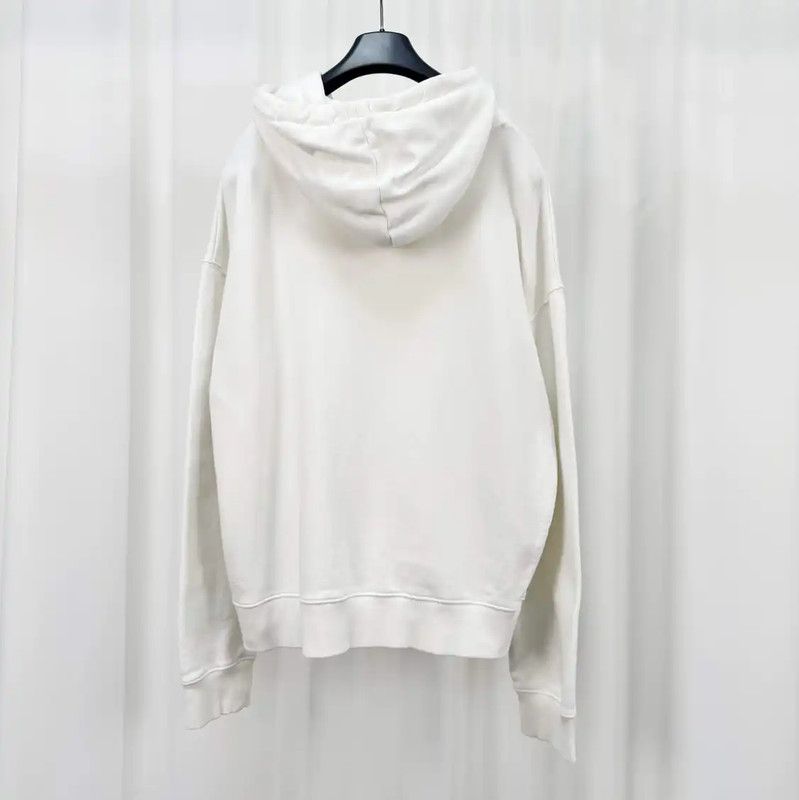 Dior Dior White Cotton Embroidered Logo Hoodie 0089 Size US XL / EU 56 / 4 - 2 Thumbnail