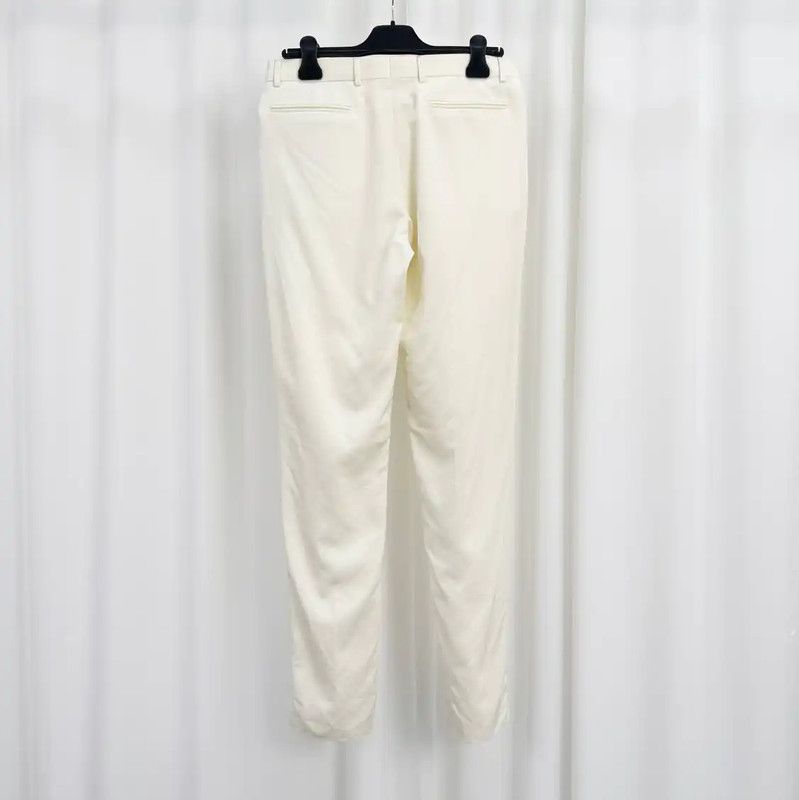 Dior Dior Cream Wool Casual Pants for Men 0089 Size US 27 - 2 Thumbnail