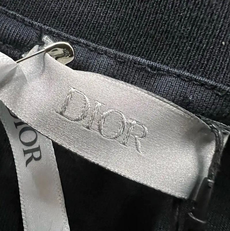 Dior Dior Navy Cotton Logo Short Sleeve T-shirt 0089 Size US XS / EU 42 / 0 - 5 Thumbnail
