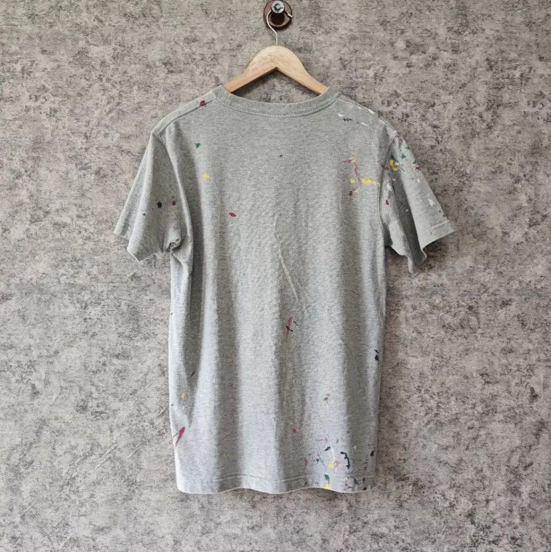 Dior Dior Men's Gray Cotton T-Shirt with Paint Splatter 0089 Size US XS / EU 42 / 0 - 2 Thumbnail