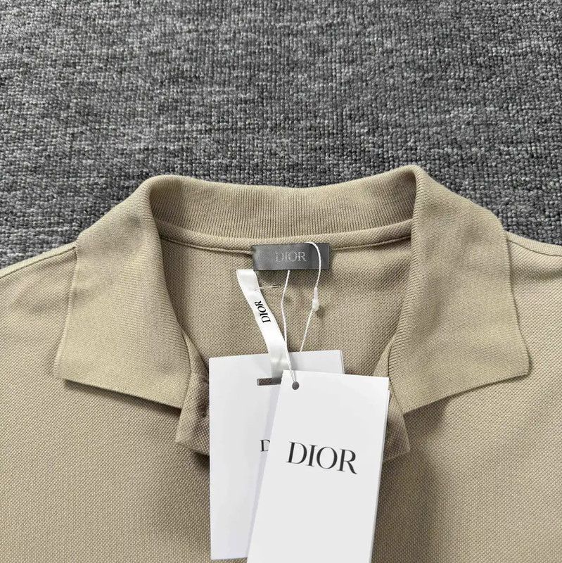 Dior Dior Brown Cotton Men's Polo Shirt 0089 Size US M / EU 48-50 / 2 - 3 Thumbnail