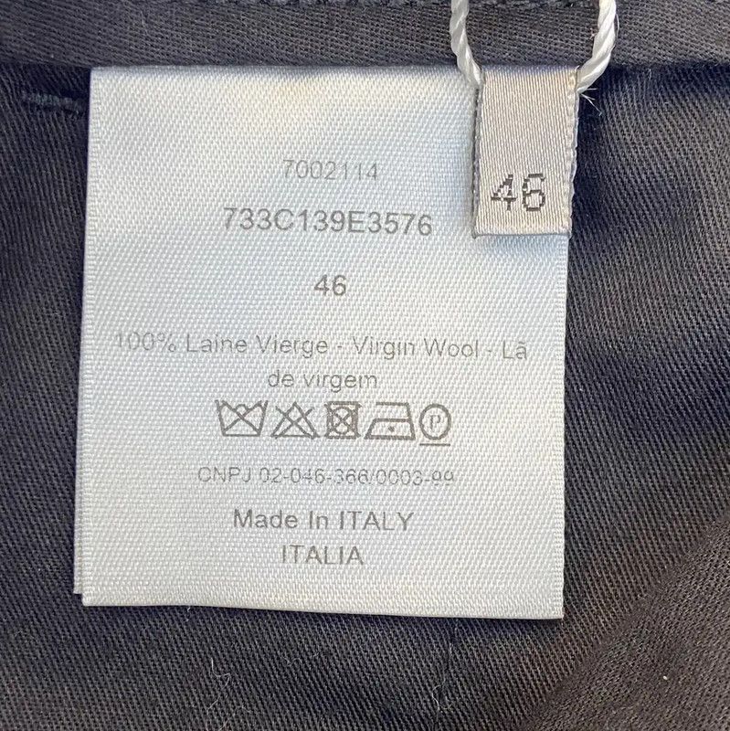 Dior Dior Black Wool Casual Pants for Men 0089 Size US 30 / EU 46 - 6 Thumbnail