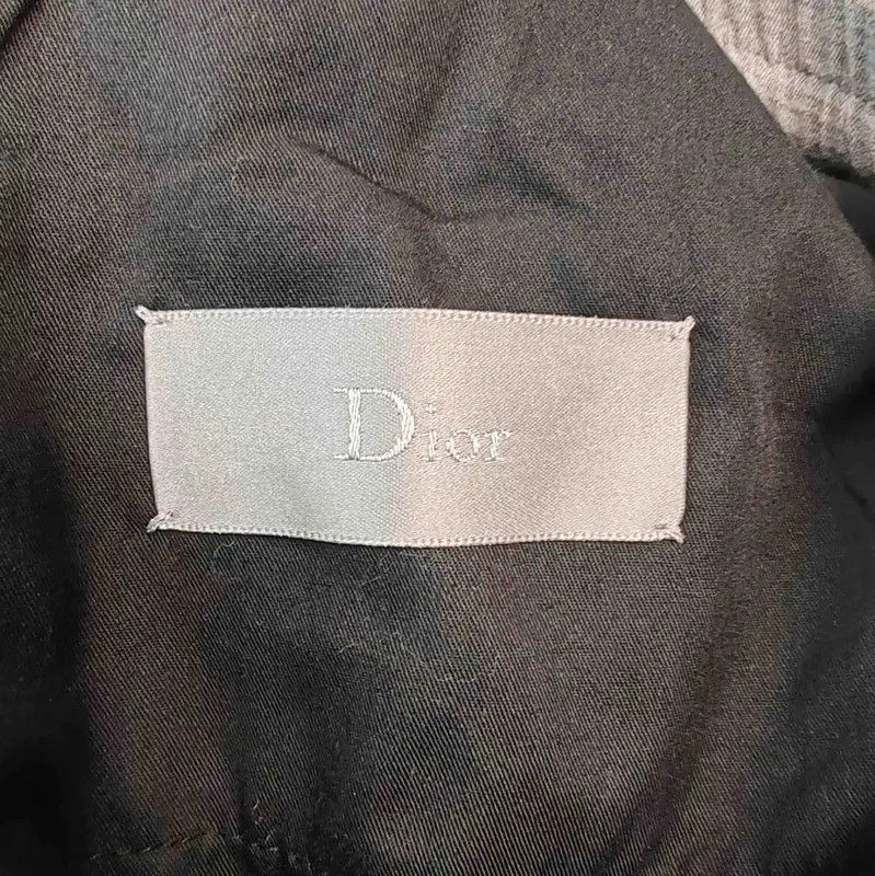 Dior Dior Men's Gray Wool Casual Pants 0089 Size US 36 / EU 52 - 3 Thumbnail