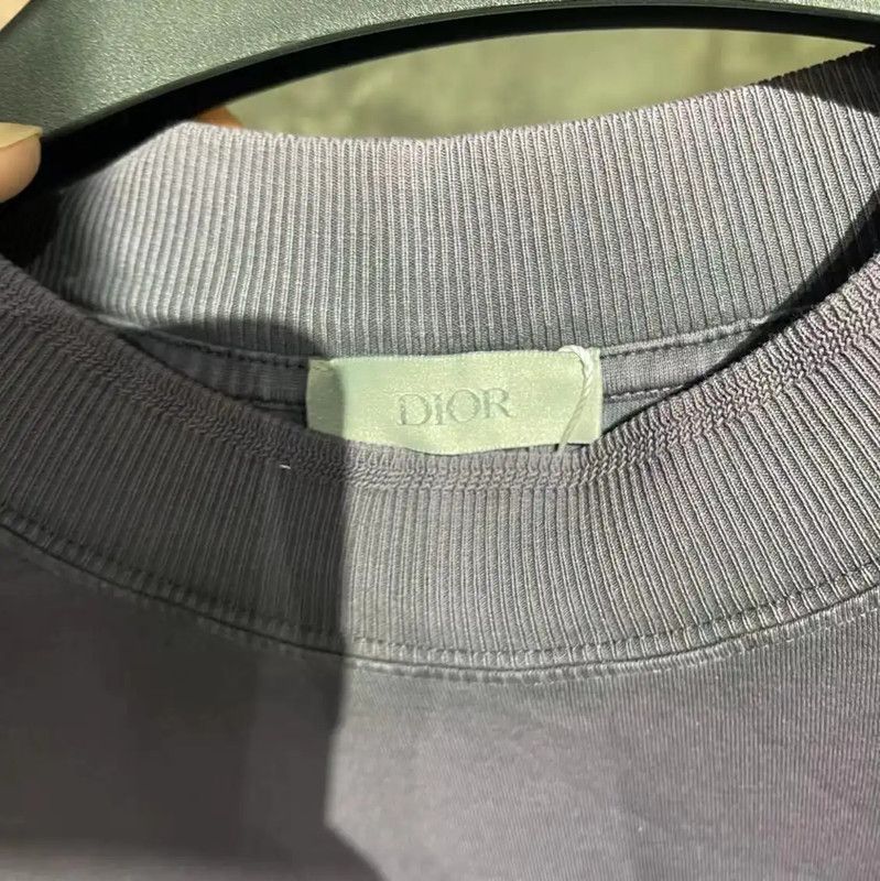 Dior Dior Purple Cotton XL Men's T-Shirt 0089 Size US XL / EU 56 / 4 - 3 Thumbnail