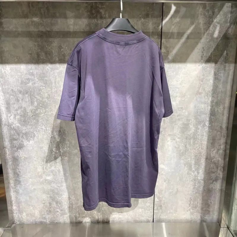 Dior Dior Purple Cotton XL Men's T-Shirt 0089 Size US XL / EU 56 / 4 - 2 Thumbnail