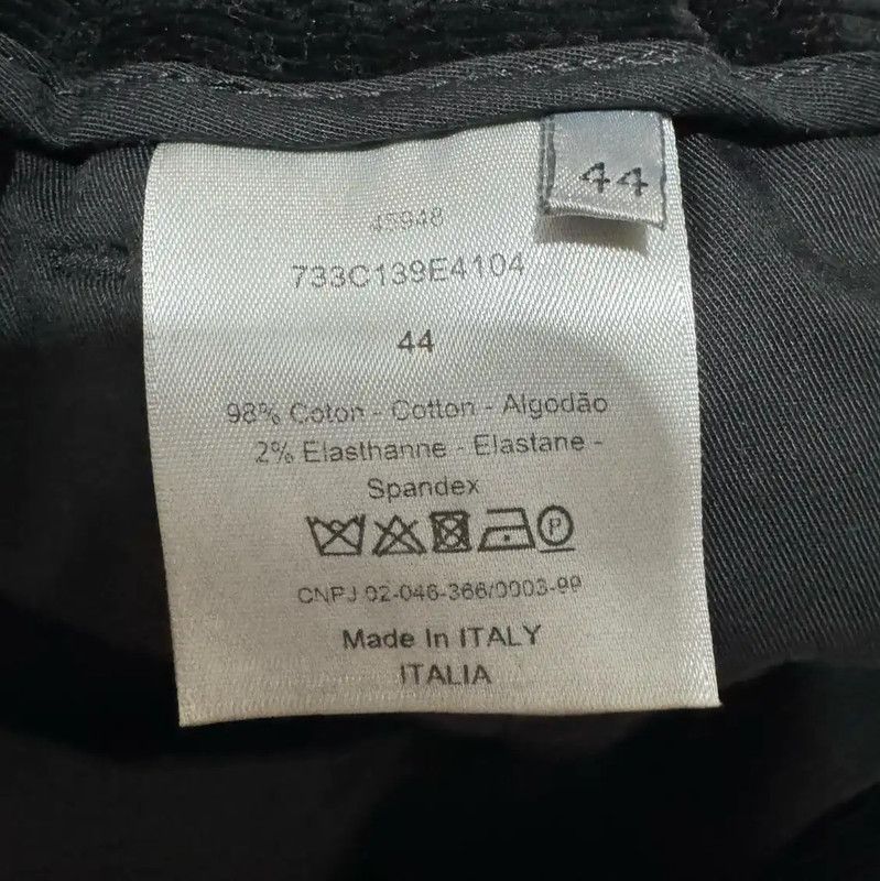 Dior Dior Black Logo Print Casual Pants 0089 Size US 27 - 4 Thumbnail