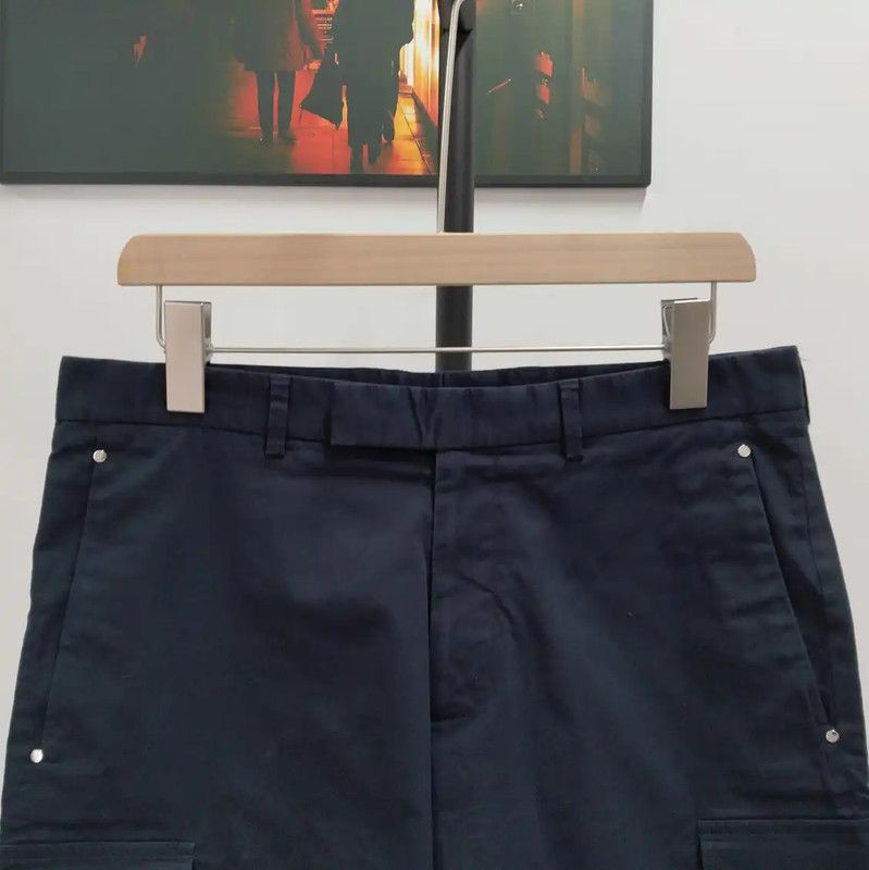 Dior Dior Men's Summer Navy Cargo Shorts 0089 Size US 30 / EU 46 - 3 Thumbnail