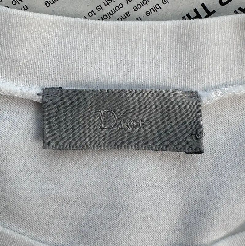 Dior Dior White Men's T-Shirt with Graphic Design 0089 Size US XS / EU 42 / 0 - 8 Thumbnail
