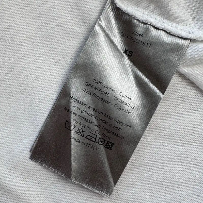 Dior Dior White Men's T-Shirt with Graphic Design 0089 Size US XS / EU 42 / 0 - 7 Thumbnail