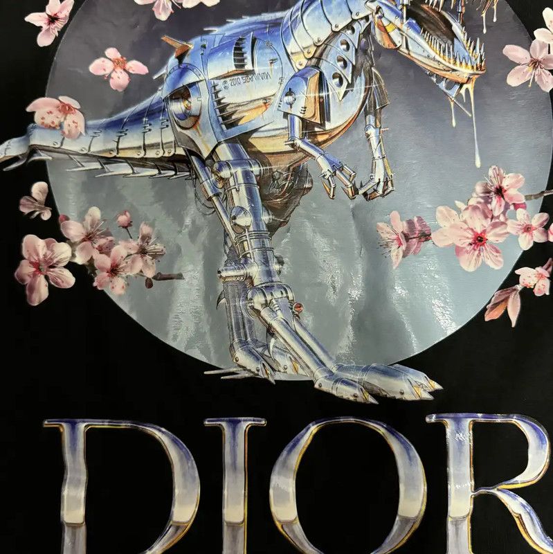 Dior Dior Black Cotton Logo T-Shirt for Men 0089 Size US S / EU 44-46 / 1 - 3 Thumbnail