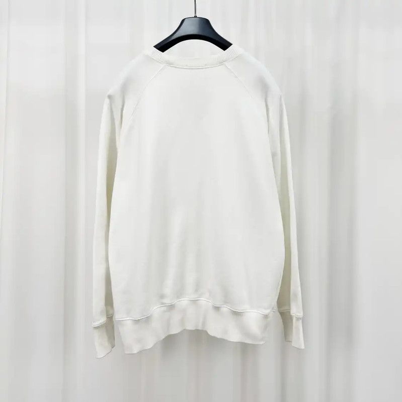 Dior Dior Men's Long Sleeve White Sweatshirt 0089 Size US XL / EU 56 / 4 - 2 Thumbnail