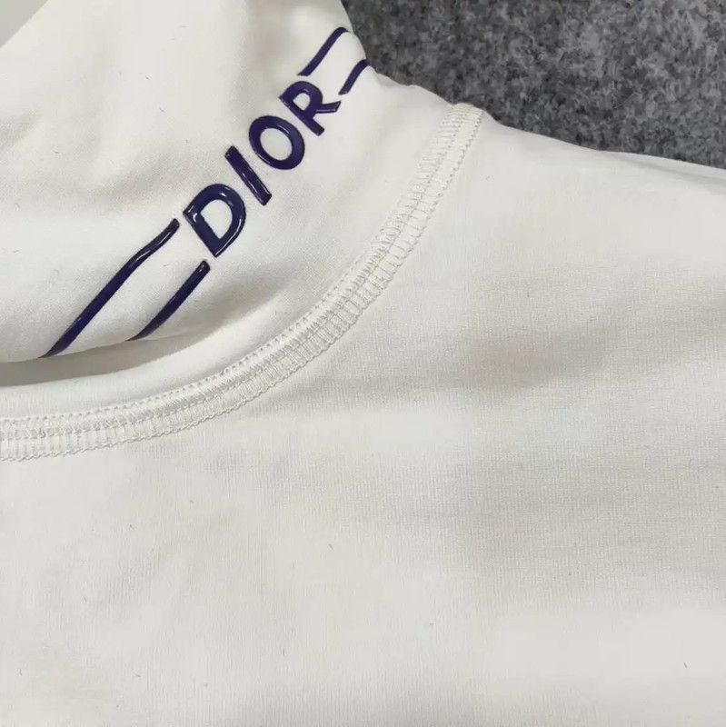 Dior Dior White Long Sleeve Men's Pullover 0089 Size US L / EU 52-54 / 3 - 3 Thumbnail