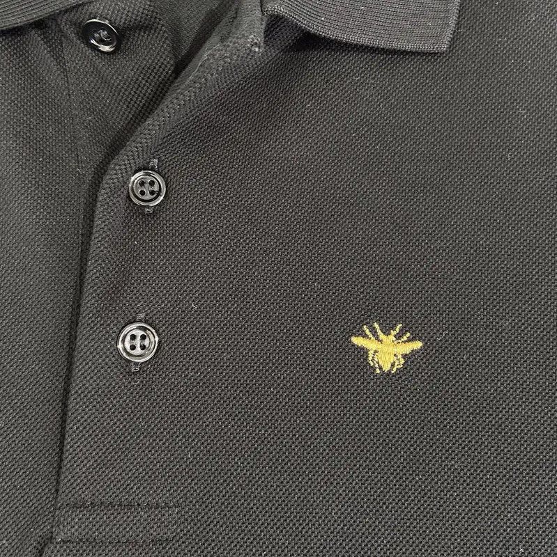 Dior Dior Black Men's Polo Shirt 0089 Size US M / EU 48-50 / 2 - 3 Thumbnail