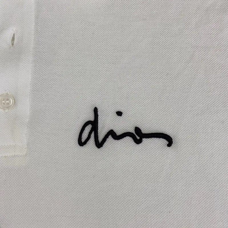 Dior Dior White Men's Polo Shirt 0089 Size US M / EU 48-50 / 2 - 3 Thumbnail