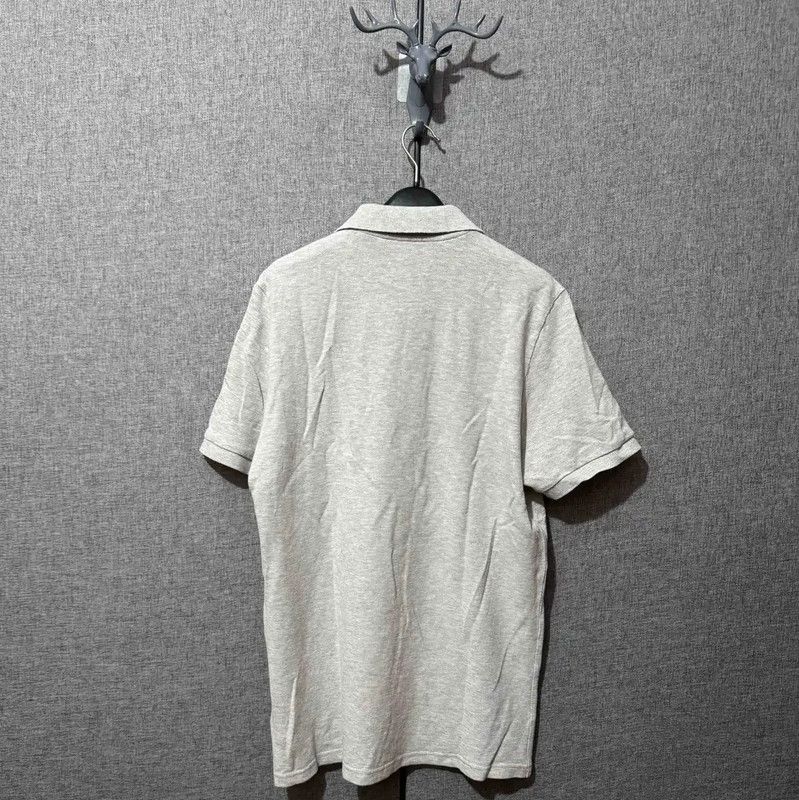 Dior Dior Gray Cotton Embroidered Logo Men's Polo 0089 Size US L / EU 52-54 / 3 - 2 Thumbnail