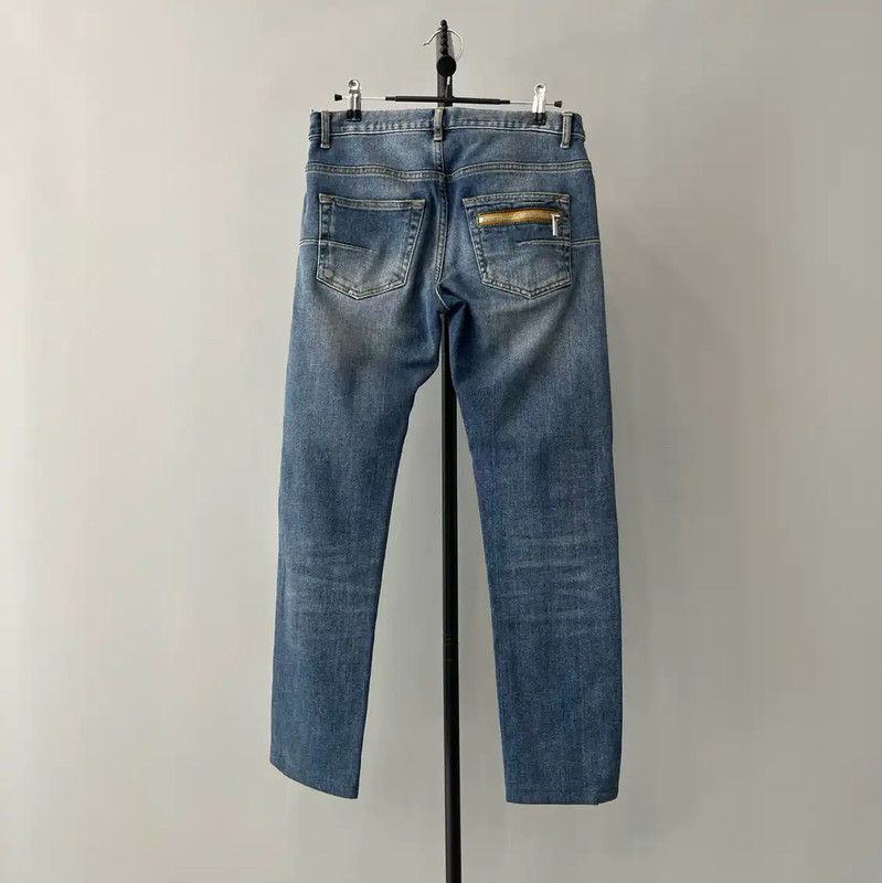 Dior Dior Blue Cotton Men's Casual Pants 0089 Size US 26 / EU 42 - 2 Thumbnail