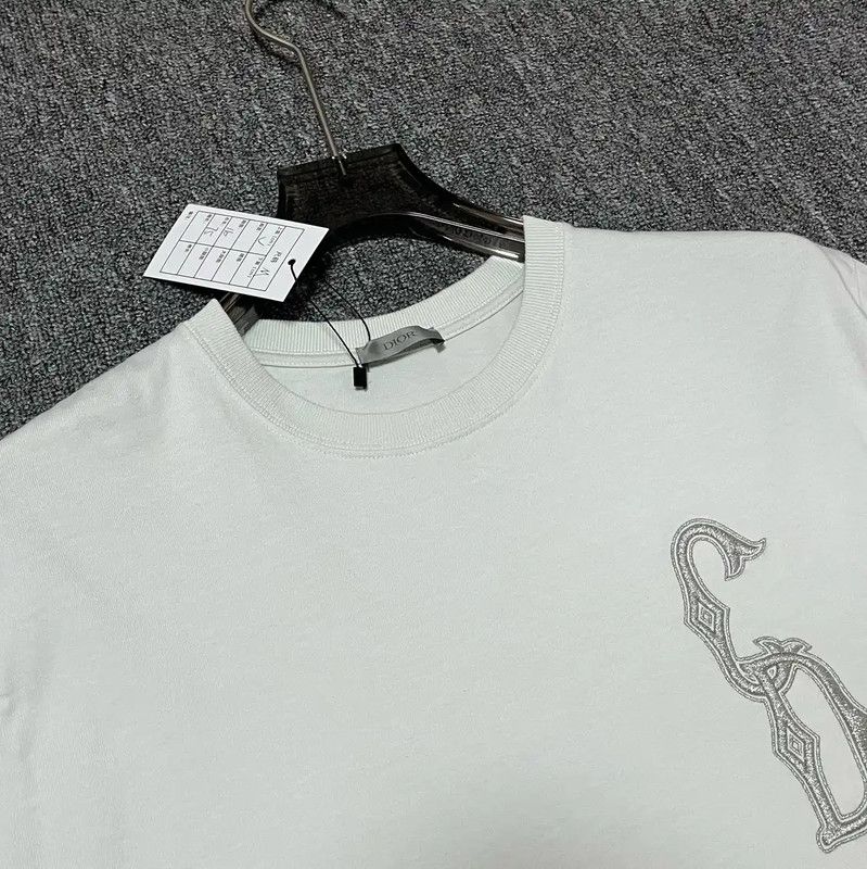 Dior Dior Summer Light Green Cotton Men’s T-Shirt 0089 Size US M / EU 48-50 / 2 - 4 Thumbnail