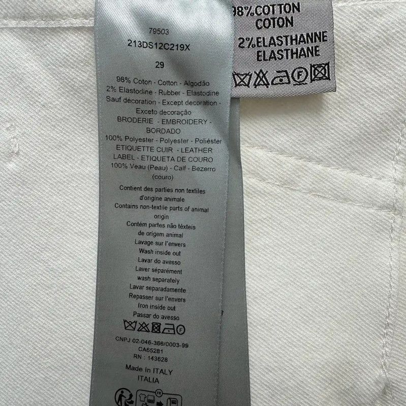 Dior Dior White Casual Men's Shorts 0089 Size US 28 / EU 44 - 10 Thumbnail