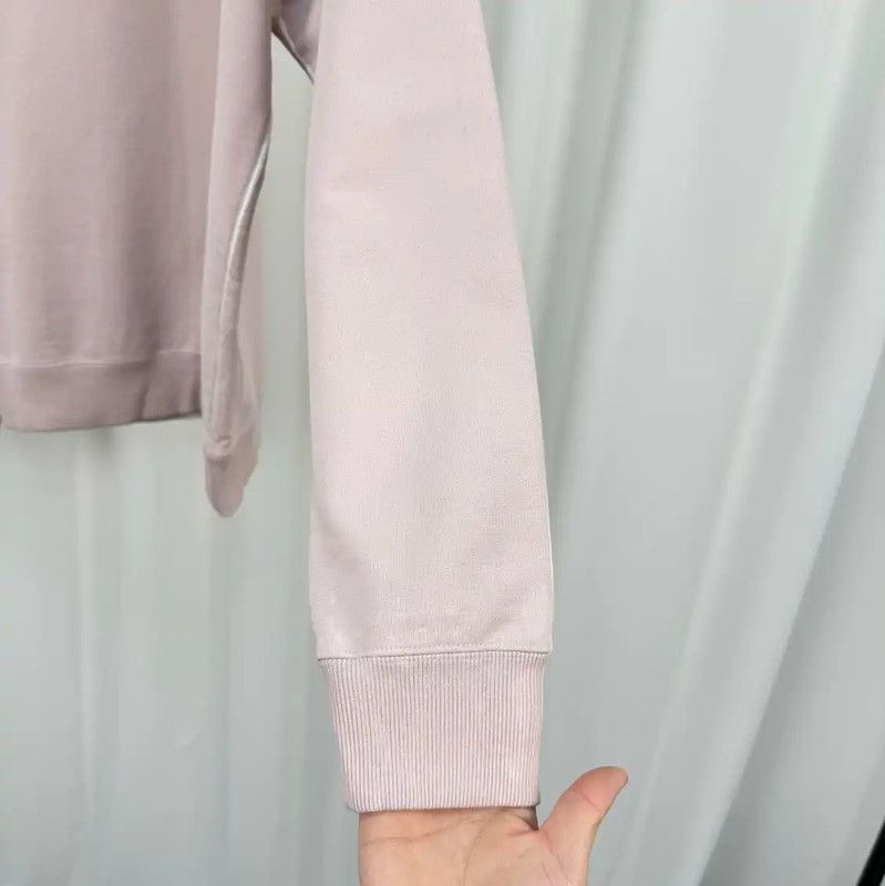 Dior Dior Pink Cotton Logo Long Sleeve Sweatshirt 0089 Size US XS / EU 42 / 0 - 4 Thumbnail