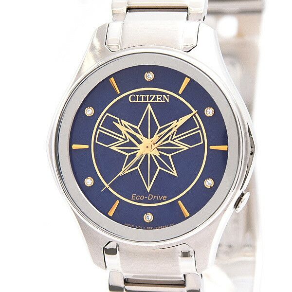 Other Other Citizen Captain Marvel Stainless Steel Metal Quartz EM0596-58W DUTY FREE for USA Size ONE SIZE - 2 Thumbnail