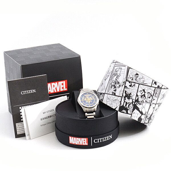 Other Other Citizen Captain Marvel Stainless Steel Metal Quartz EM0596-58W DUTY FREE for USA Size ONE SIZE - 18 Thumbnail