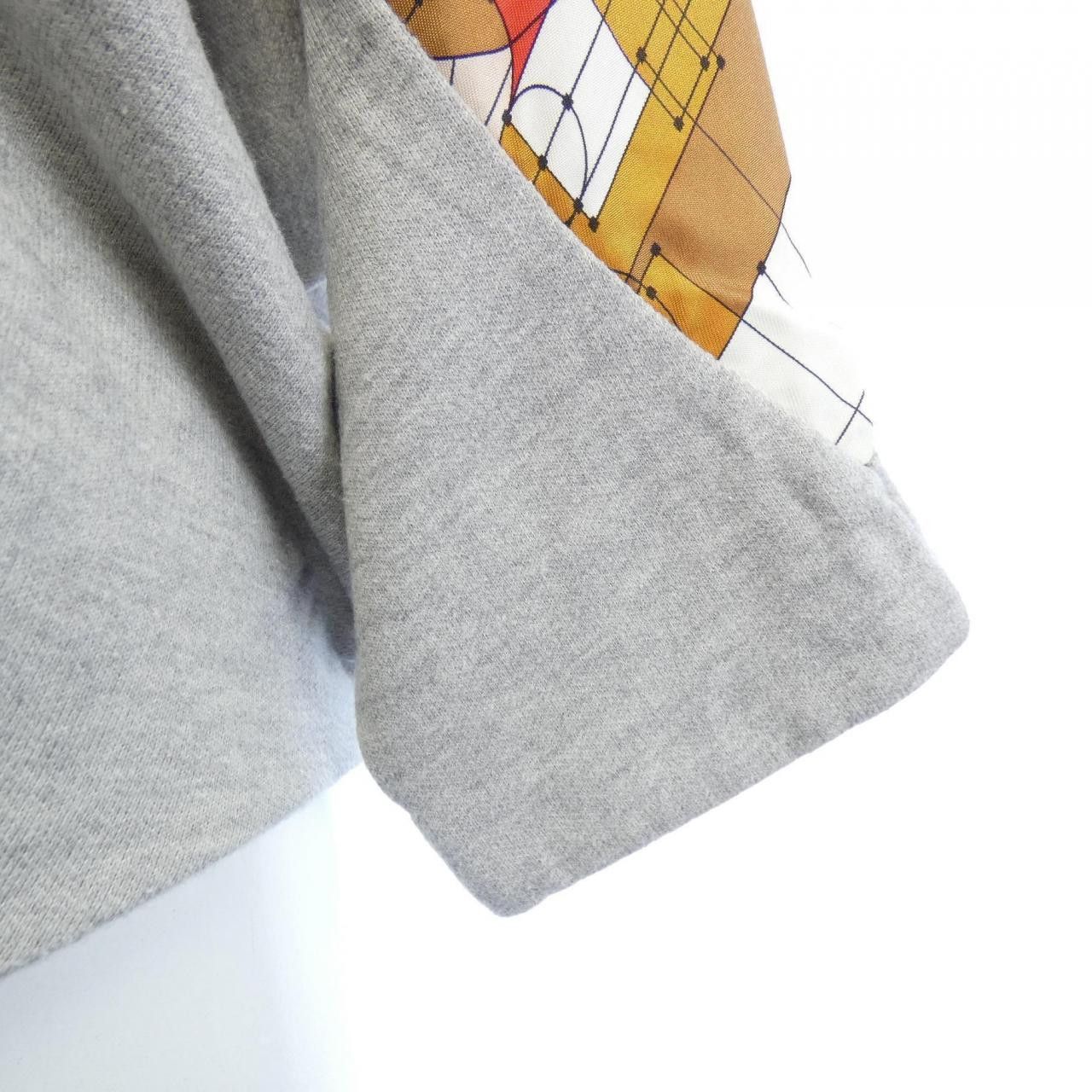 Hermes Hermes Hermes Twill Reine Silk Cotton Cashmere Top Cotton Tops DUTY FREE for USA Size ONE SIZE - 6 Thumbnail