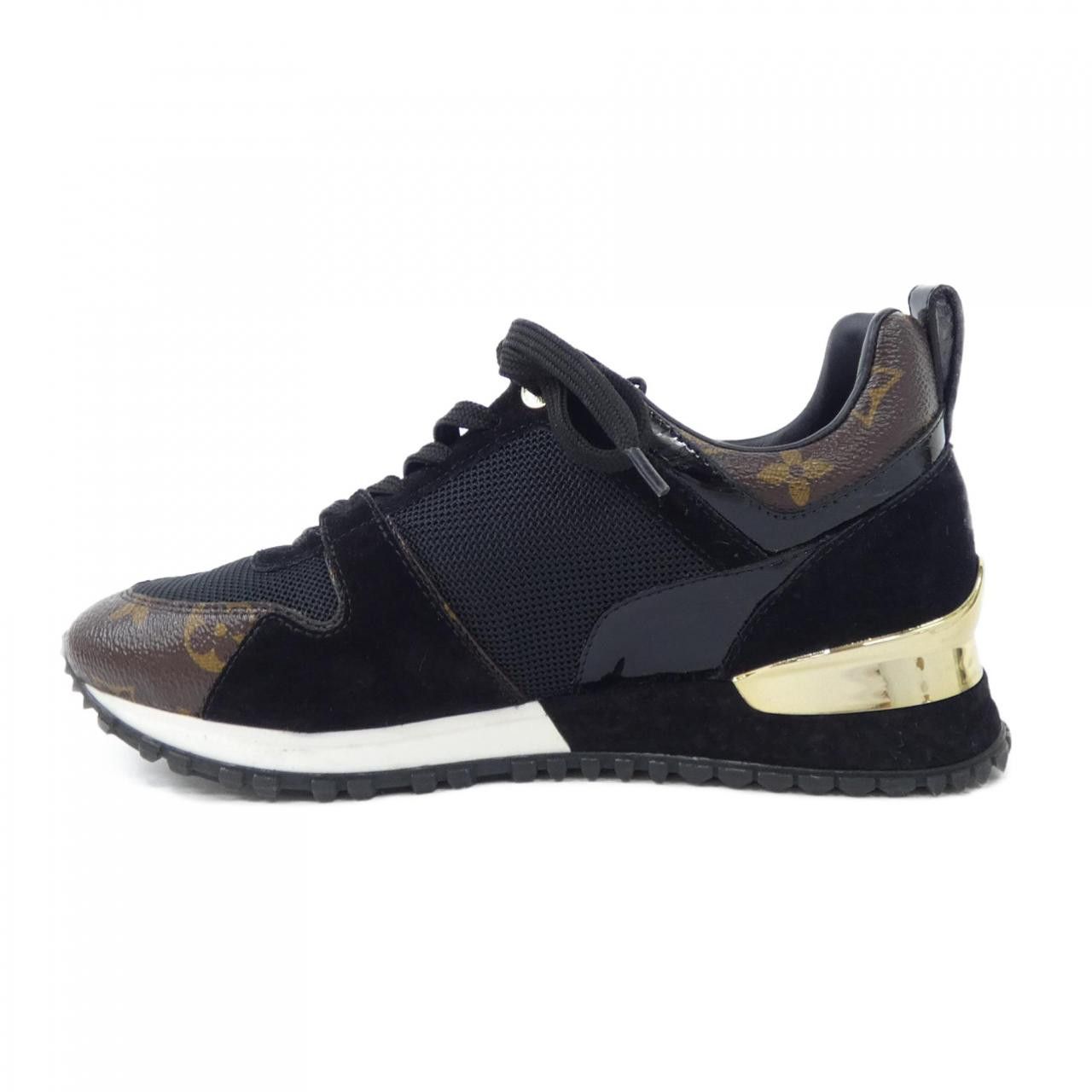 Louis Vuitton Louis Vuitton Louis Vuitton Run Away Line Suede Calf Leather Patent Monogram Canvas Sneakers Suede Shoes DUTY FREE for USA Size ONE SIZE - 2 Thumbnail