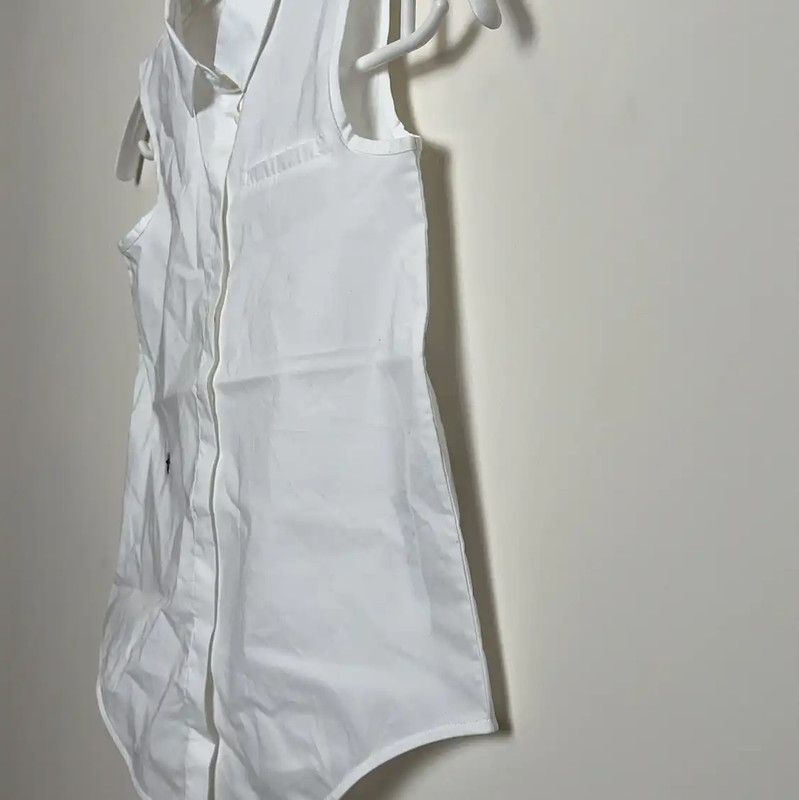 Dior Dior Men's Sleeveless White Nylon Shirt 0089 Size US XXS / EU 40 - 3 Thumbnail