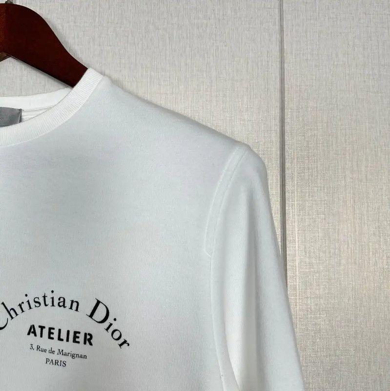 Dior Dior White Cotton Men's Sweatshirt 0089 Size US XS / EU 42 / 0 - 3 Thumbnail