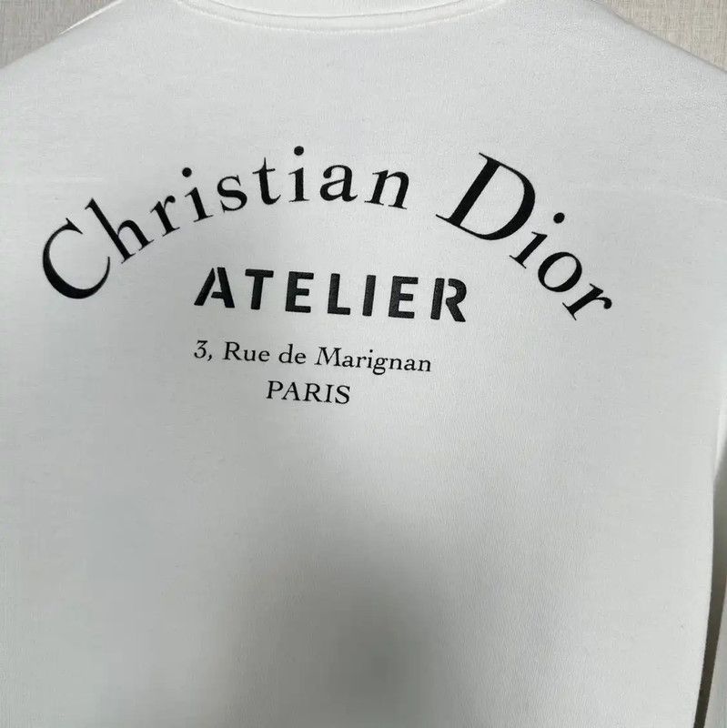 Dior Dior White Cotton Men's Sweatshirt 0089 Size US XS / EU 42 / 0 - 5 Thumbnail