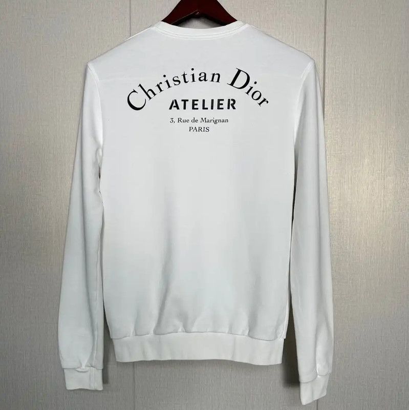Dior Dior White Cotton Men's Sweatshirt 0089 Size US XS / EU 42 / 0 - 2 Thumbnail