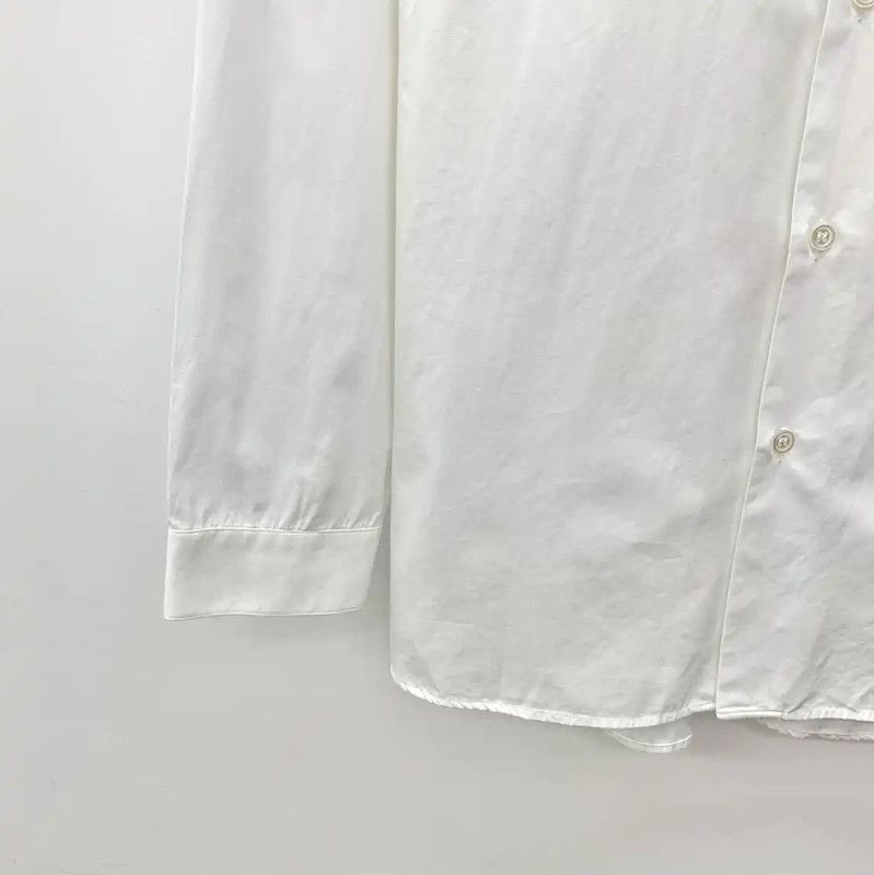 Dior Dior White Cotton Long Sleeve Men's Shirt 0089 Size US M / EU 48-50 / 2 - 4 Thumbnail