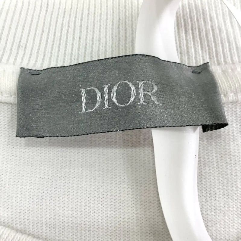 Dior Dior Men's White Cotton T-Shirt 0089 Size US S / EU 44-46 / 1 - 5 Thumbnail