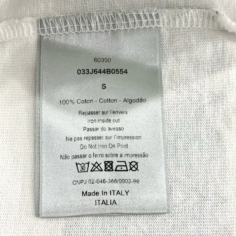 Dior Dior Men's White Cotton T-Shirt 0089 Size US S / EU 44-46 / 1 - 6 Thumbnail