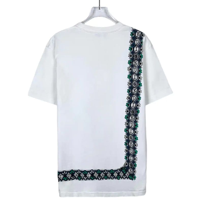 Dior Dior Men's White Cotton T-Shirt 0089 Size US S / EU 44-46 / 1 - 2 Thumbnail