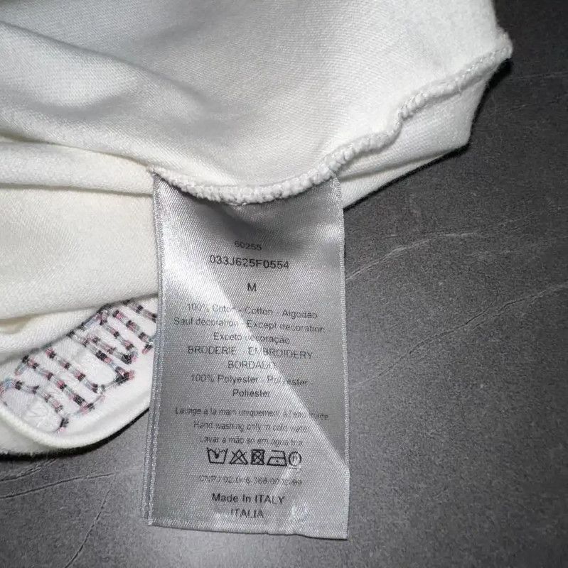 Dior Dior Men's White T-Shirt 0089 Size US M / EU 48-50 / 2 - 6 Thumbnail