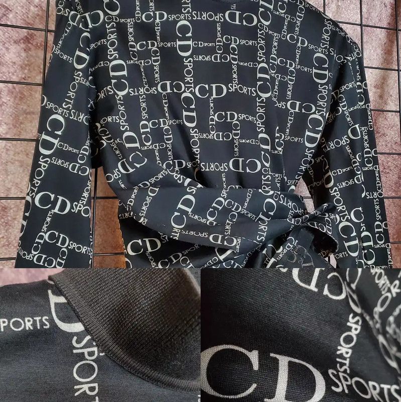 Dior Dior Black Logo Long Sleeve T-Shirt 0089 Size US S / EU 44-46 / 1 - 4 Thumbnail
