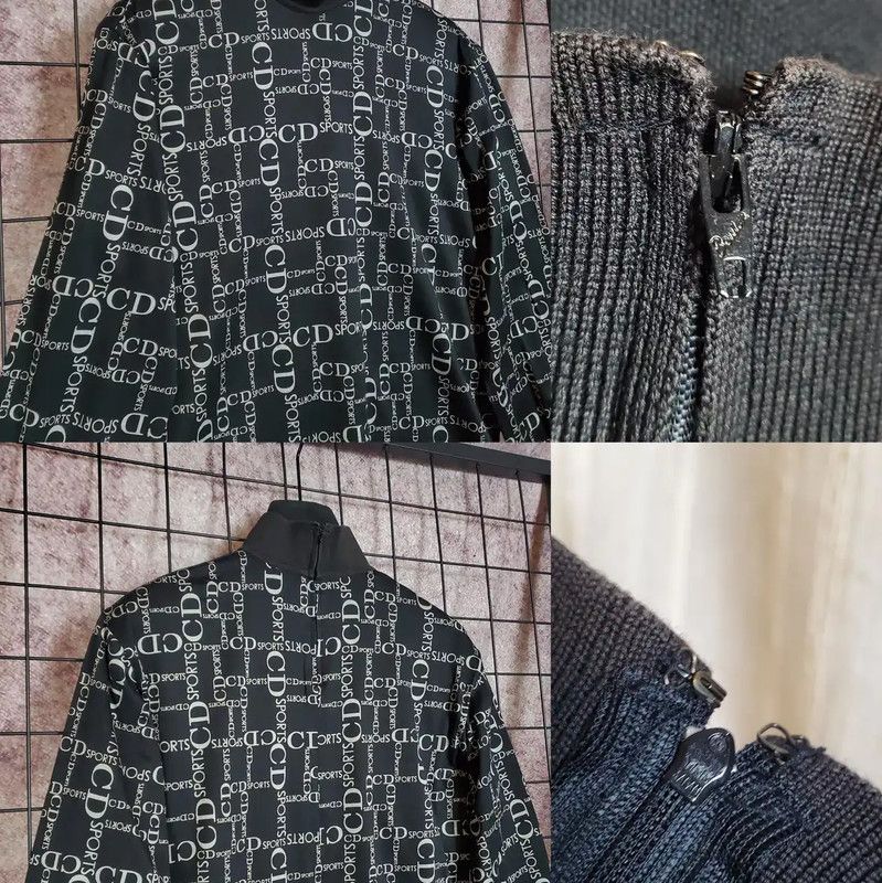 Dior Dior Black Logo Long Sleeve T-Shirt 0089 Size US S / EU 44-46 / 1 - 3 Thumbnail