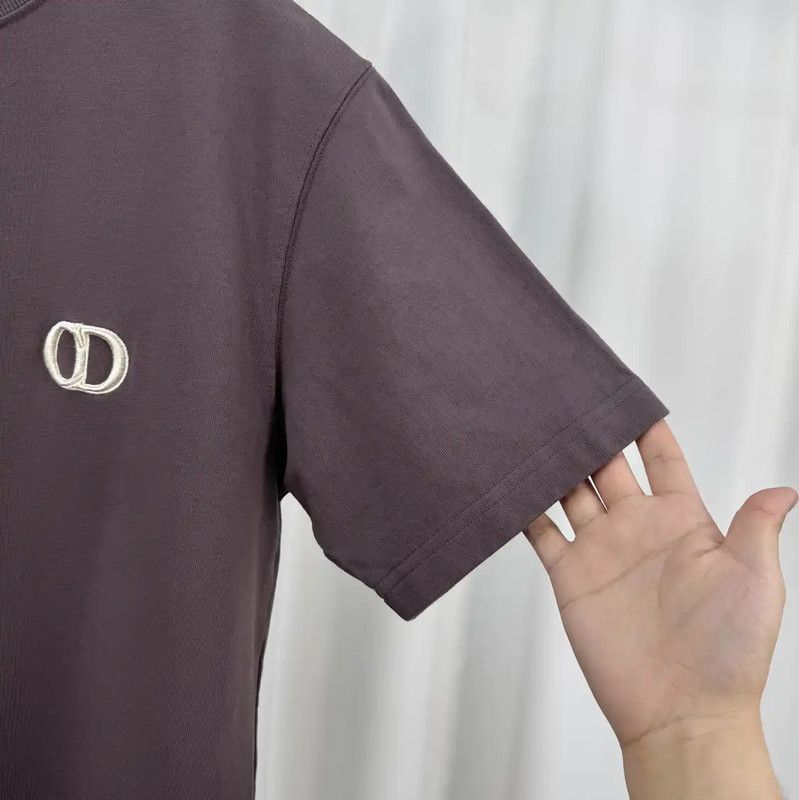 Dior Dior Men's Summer Brown Logo T-Shirt 0089 Size US M / EU 48-50 / 2 - 4 Thumbnail