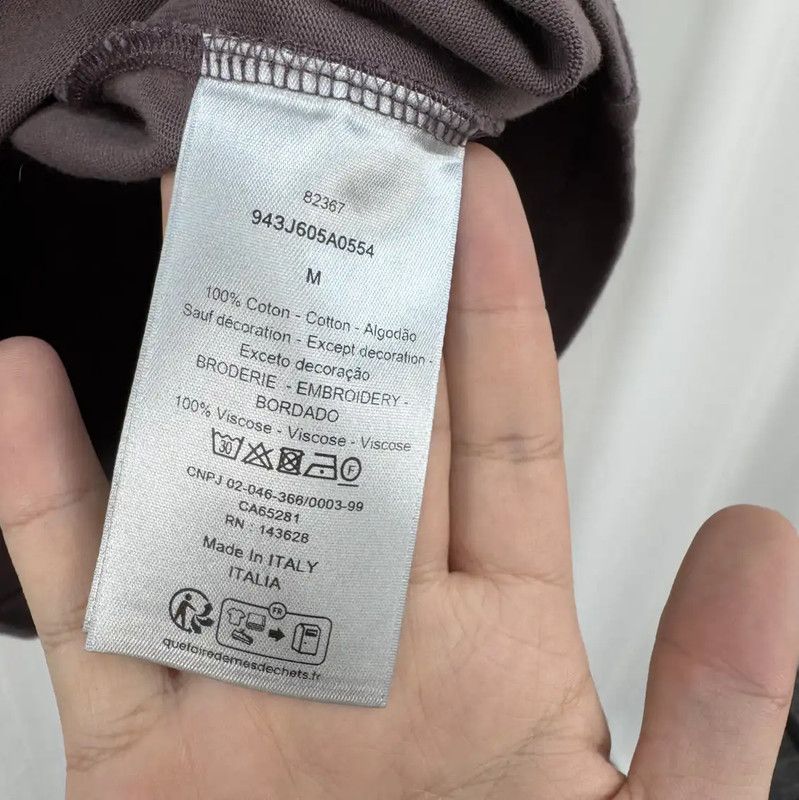 Dior Dior Men's Summer Brown Logo T-Shirt 0089 Size US M / EU 48-50 / 2 - 6 Thumbnail