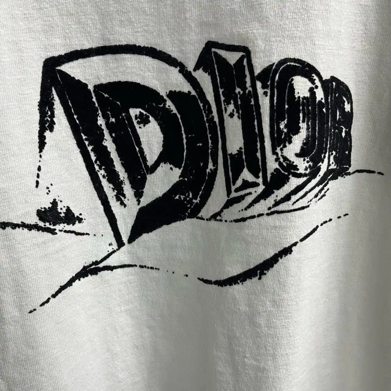 Dior Dior White Cotton Men's T-Shirt 0089 Size US XL / EU 56 / 4 - 5 Thumbnail