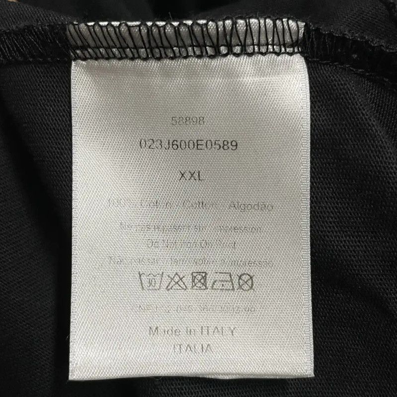 Dior Dior Black Cotton Short Sleeve T-Shirt for Men 0089 Size US XXL / EU 58 / 5 - 5 Thumbnail