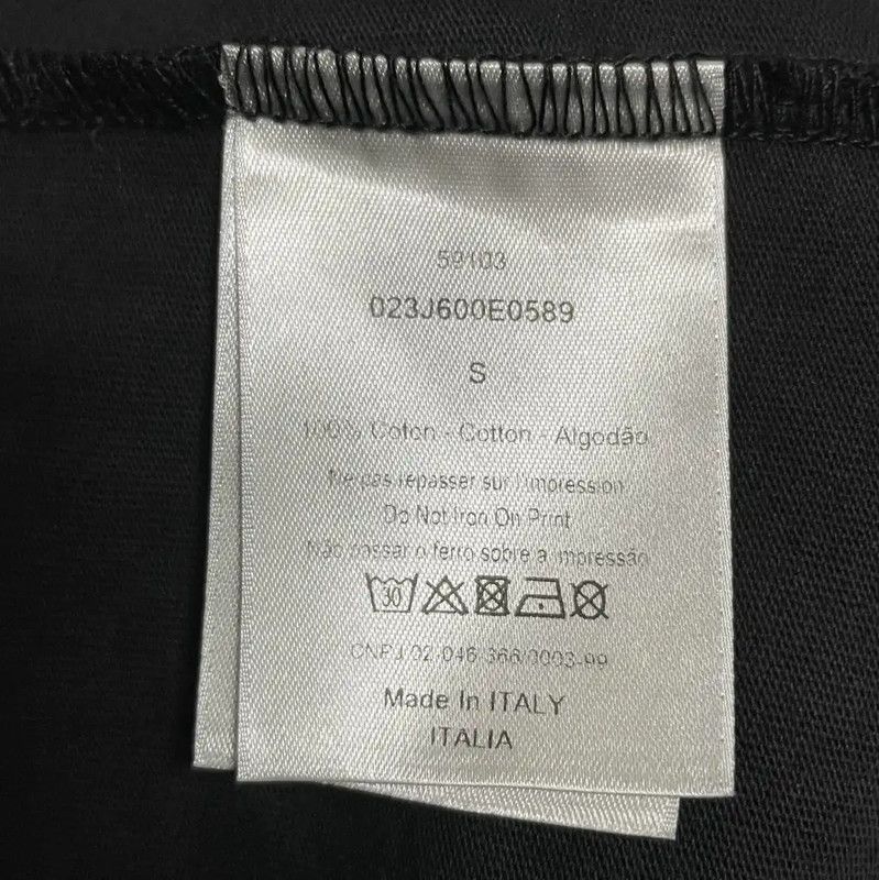 Dior Dior Summer Black Cotton Men's T-Shirt 0089 Size US S / EU 44-46 / 1 - 5 Thumbnail