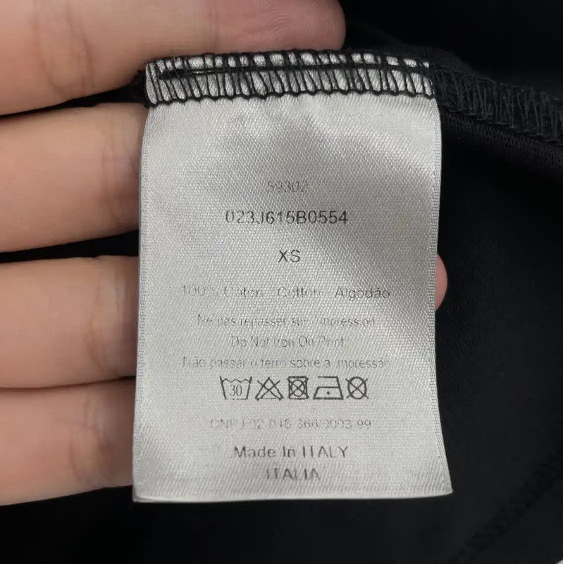 Dior Dior Black Cotton Summer Men's T-Shirt 0089 Size US XS / EU 42 / 0 - 5 Thumbnail