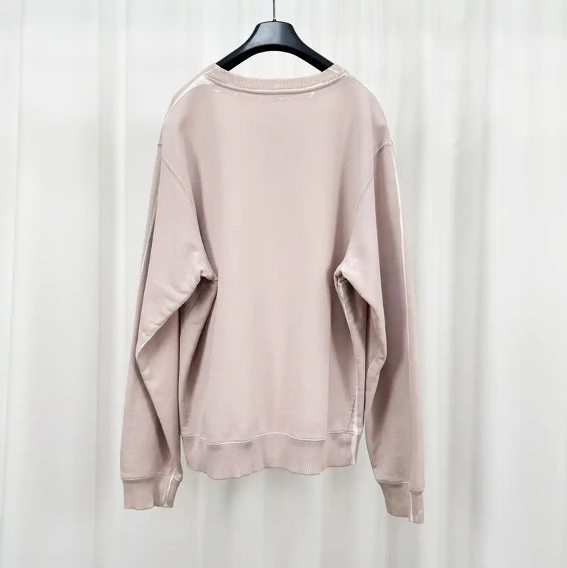 Dior Dior Logo Pink Cotton Long Sleeve Sweatshirt 0089 Size US M / EU 48-50 / 2 - 2 Thumbnail