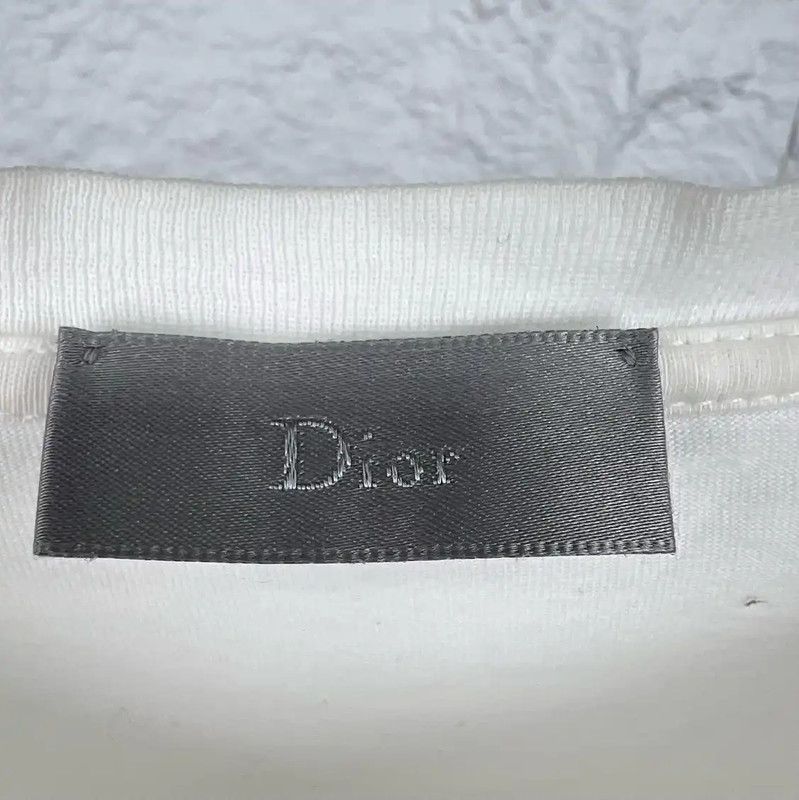 Dior Dior White Cotton Long Sleeve T-Shirt 0089 Size US S / EU 44-46 / 1 - 3 Thumbnail